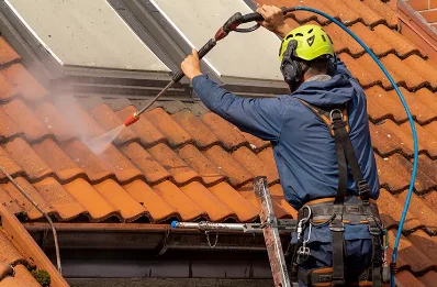 Démoussage et hydrofuge de toiture à Buicourt